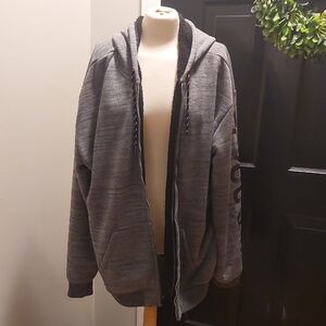 Ecko Unlimited Charcoal Zip-Up Sweater